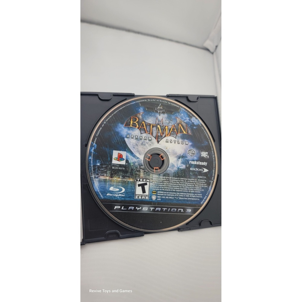 Batman: Arkham Asylum (Sony Playstation 3 PS3 2009) Disc Only Tested and Working